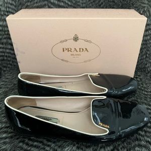 PRADA designer Smoking Slipper flats size EUR 41